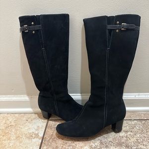 Ecco black Bremen suede boots size 6-6.5